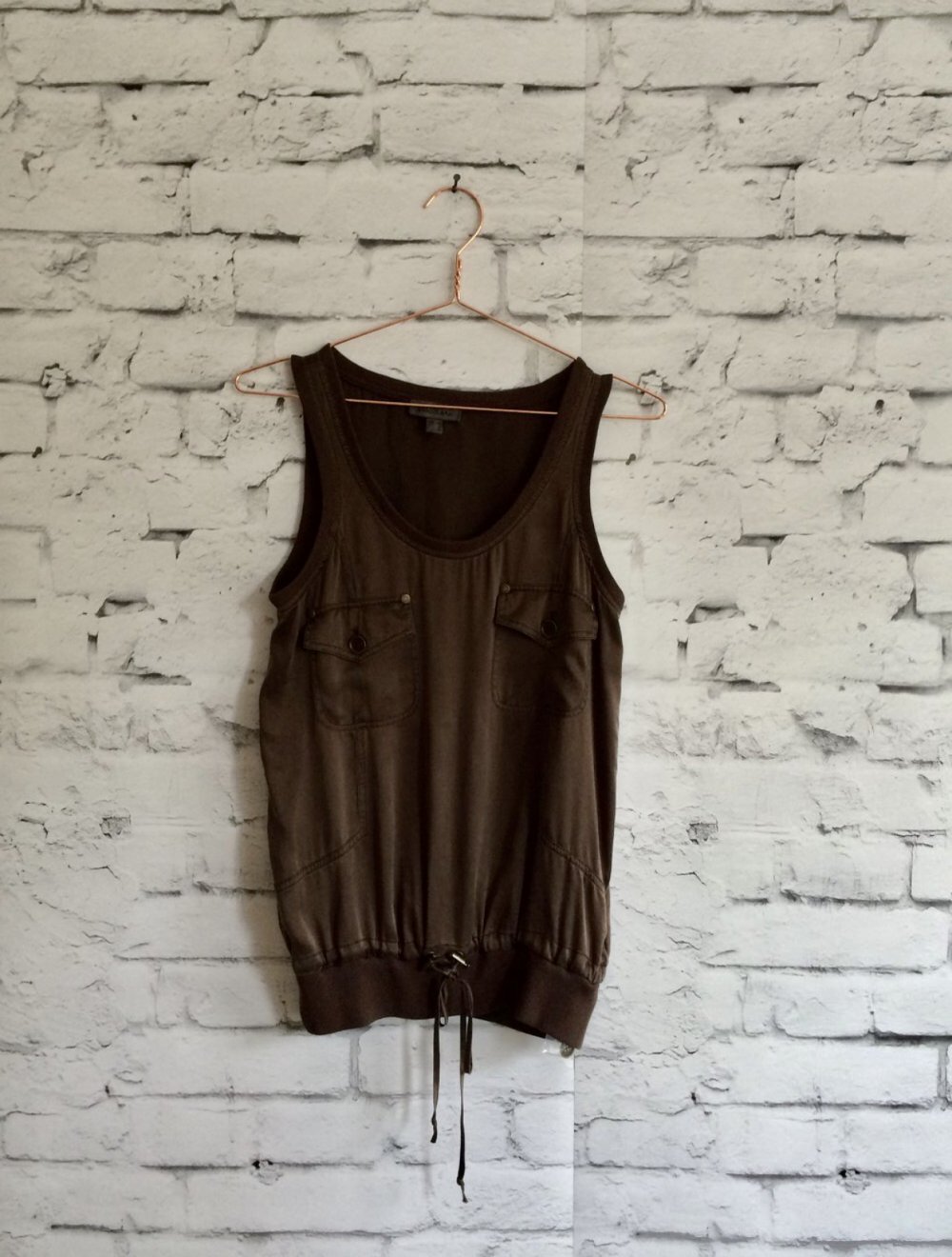 SEIDE/SILK BRAUNES TOP 