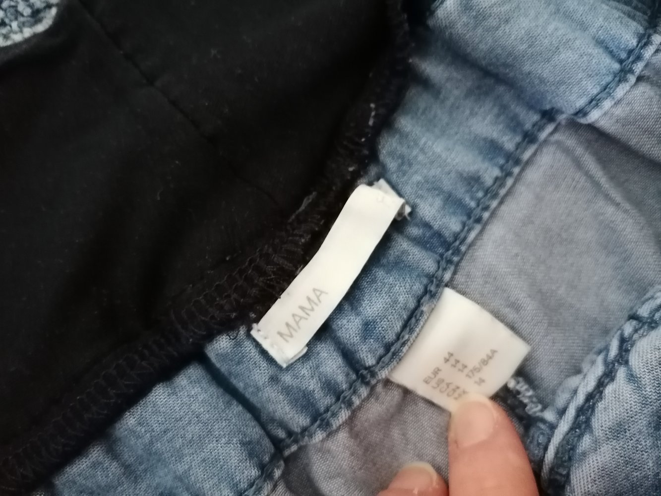 Umstandshose Shorts Sommerhose blau h&m Gr. 44