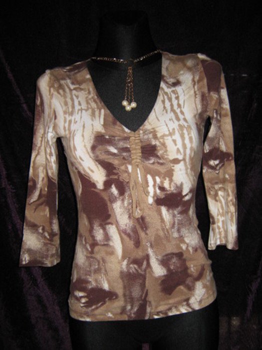 NEUw * Stylisch * Ethno * Hippie Look * Batik- Optik Langarm * Longsleeve * T- Shirt 