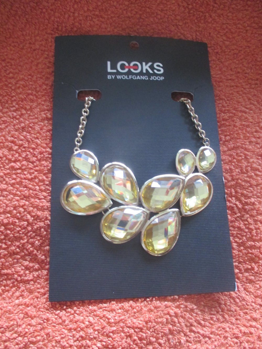 NEU mit ETIKETT * Anlass * Ausgeh * Ball * Swarovski * Strass * Kristalle * Steine * Glitzer * Glieder * Statement * Collier * KETTE 