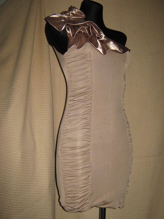 NEU mit ETIKETT * One Shoulder * Cocktail * Abend *Ausgeh * Swarovski * Strass * Kristall * Bodycon * Mini- Kleid 