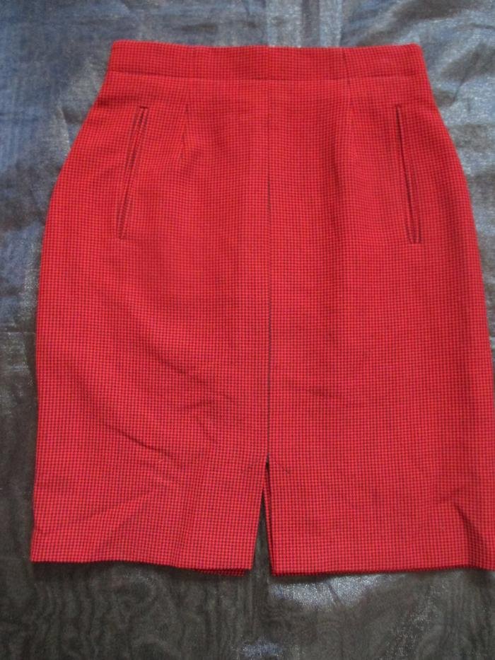 NEU * Hahnentritt * Glencheck * Pepita * Sekretärinnen * Schurwolle * Pencil Skirt * Shift * Etui * High Waist * Mini Rock 