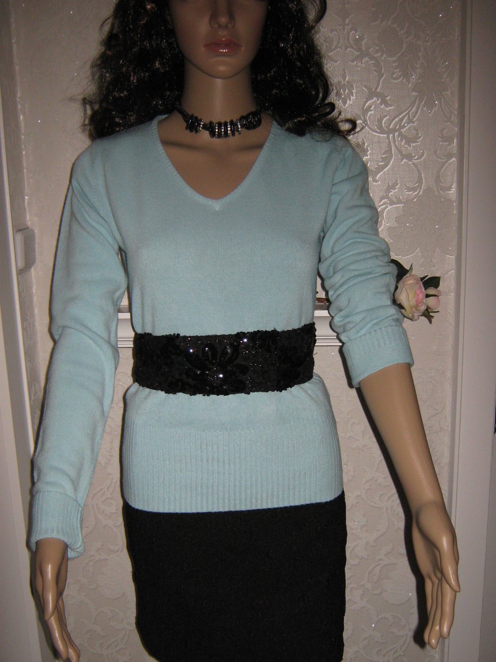 NEUw * Klassisch * sexy * V- Ausschnitt * Feinstrick * Pullover 