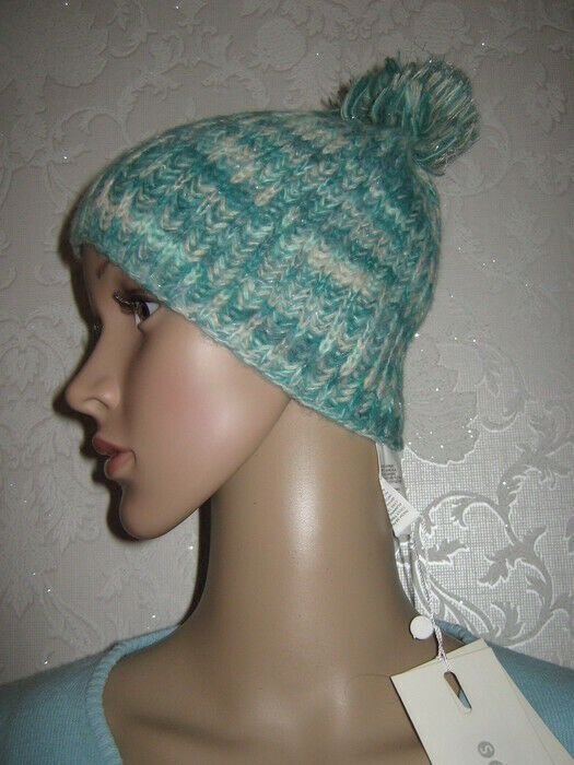    NEU mit ETIKETT * Edel * Kuschel * Winter * Glitzer * Pudel * Strick * Mütze 