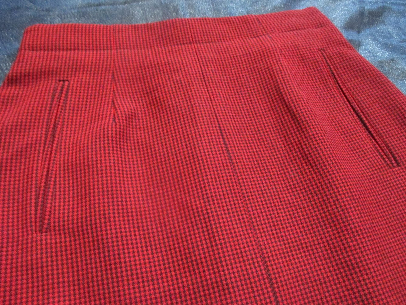 NEU * Hahnentritt * Glencheck * Pepita * Sekretärinnen * Schurwolle * Pencil Skirt * Shift * Etui * High Waist * Mini Rock 