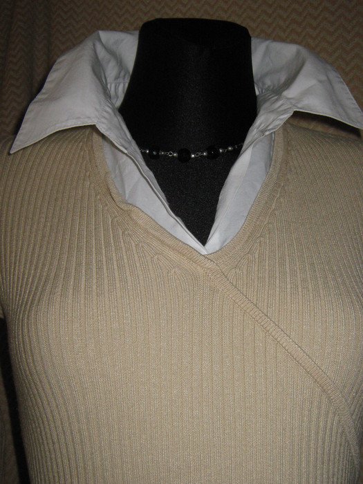 NEUw * Sexy * Wickel- Optik Pullover mit Kragen * 2 in 1 