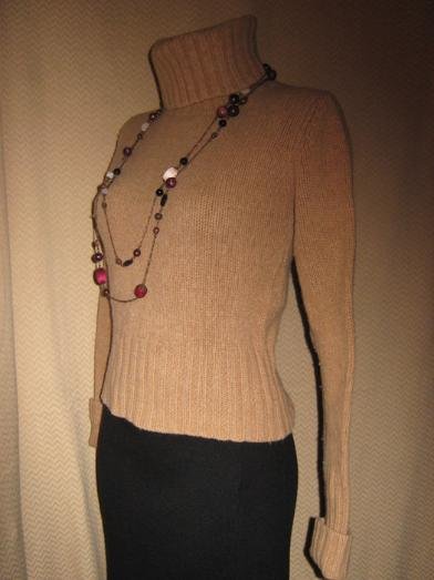   Klassisch * Original VINTAGE * Rollkragen * Lambswolle * Ripp * Strick- Pullover 