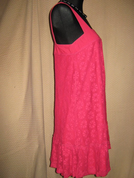  Rockabilly * A-Linie * Baby Doll- Style * Lace- Spitzen * Träger * Mini- Kleid 