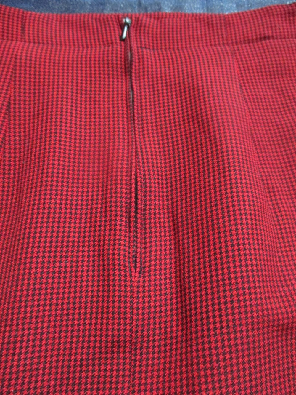 NEU * Hahnentritt * Glencheck * Pepita * Sekretärinnen * Schurwolle * Pencil Skirt * Shift * Etui * High Waist * Mini Rock 