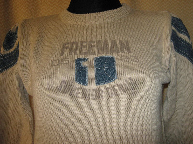NEU * Ausgefallen * College * Old School Style * Fein * Grob * Strick- Pullover 
