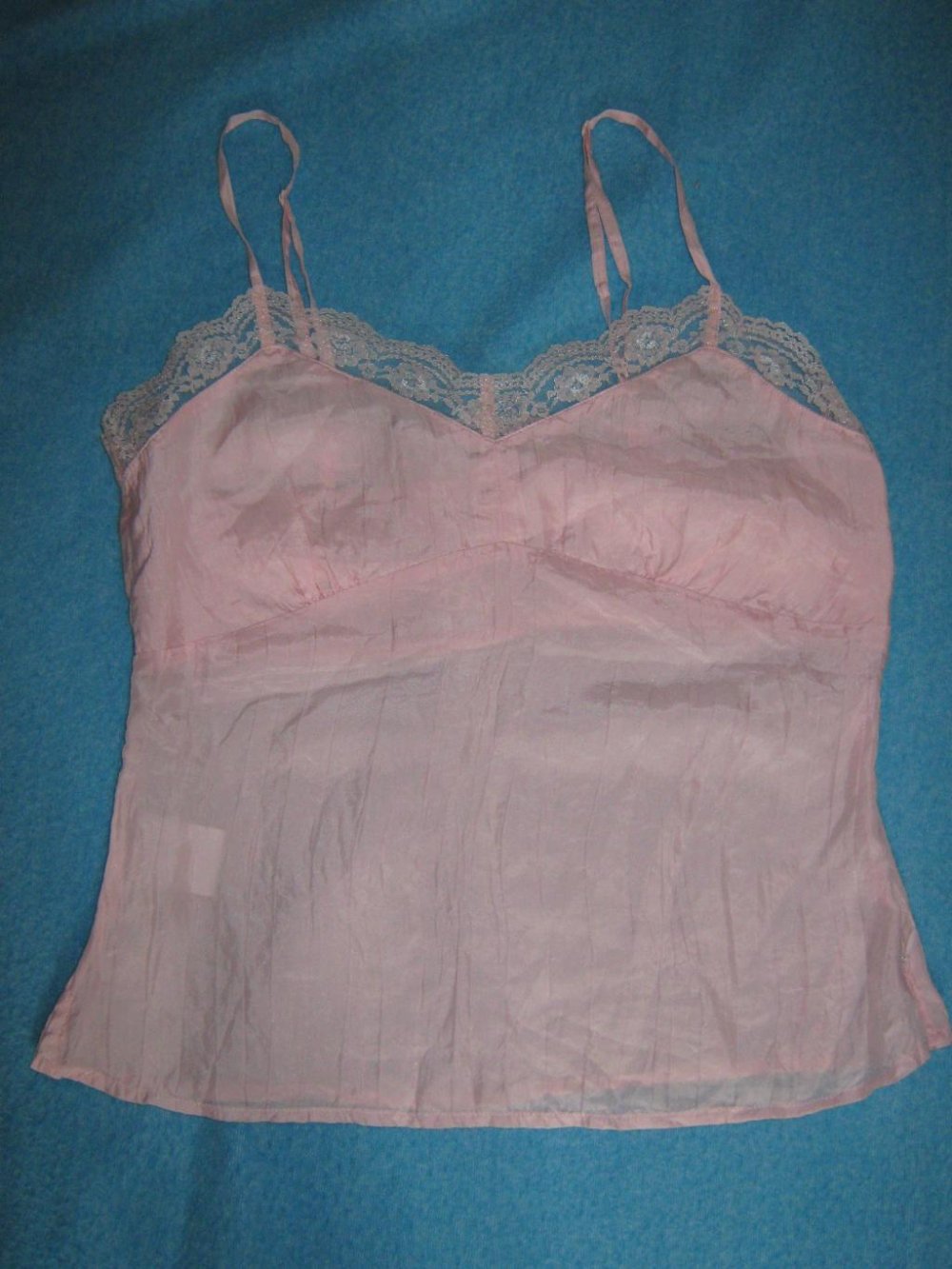 NEU * Sexy * edel * Seiden * Blusen * Spaghetti- Träger- Top 