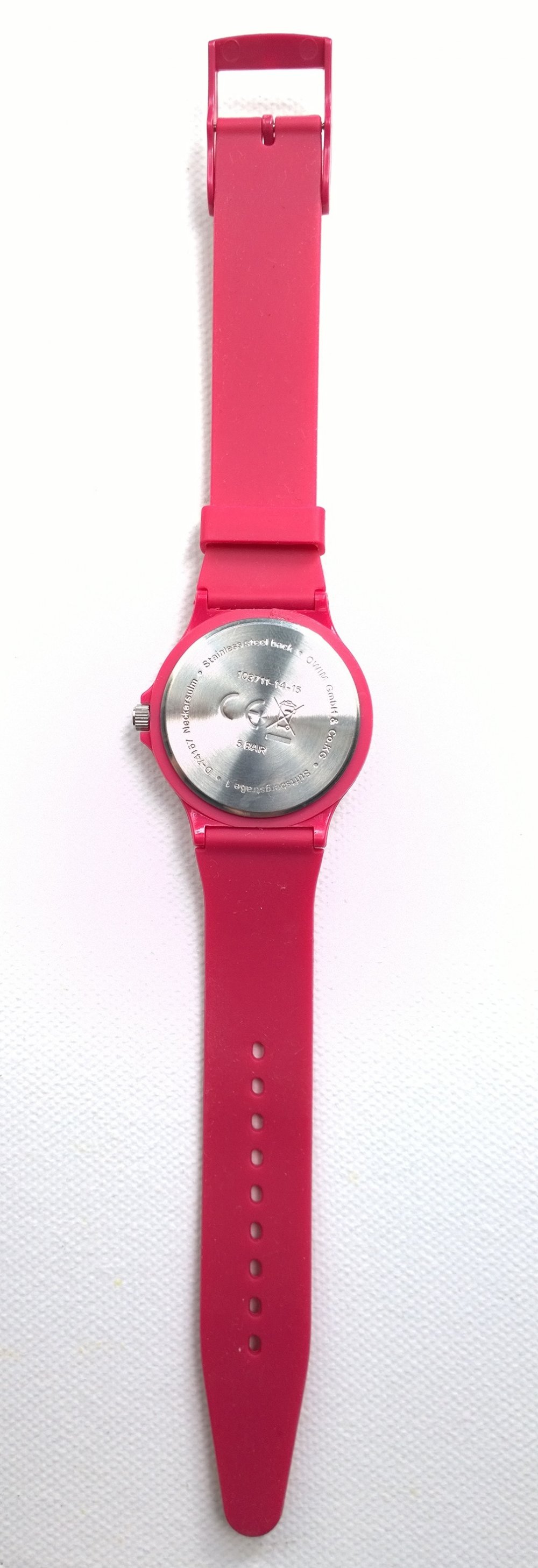 Armbanduhr Damenuhr Pink Silikon