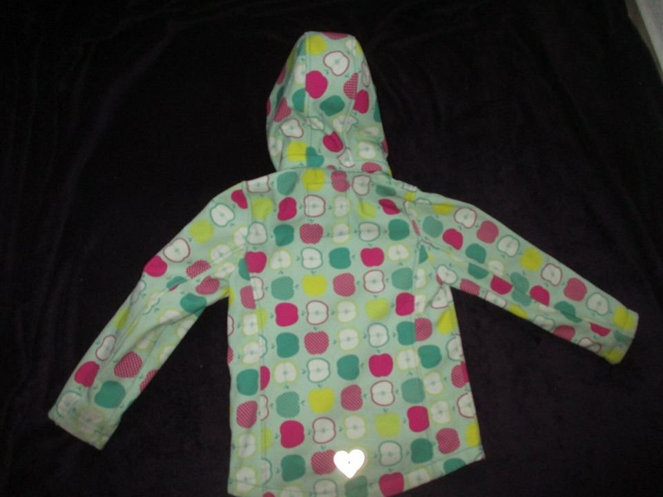 NEUw * Mädchen * Girls * 70er Jahre * Retro Style * Apfel- Print * wasserabweisende * Zipper * Kapuzen * Jacke 