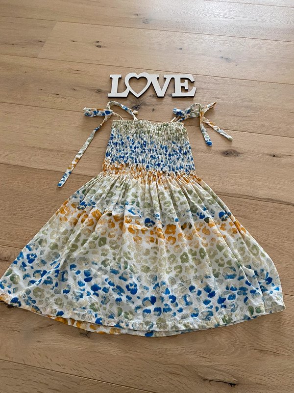 NEU * Niedlich * Girls * Mädchen * Spaghetti- Träger * Sommer * Kleid * Größe 92- 98 * weiß * blau * khaki- grün * Pastell *