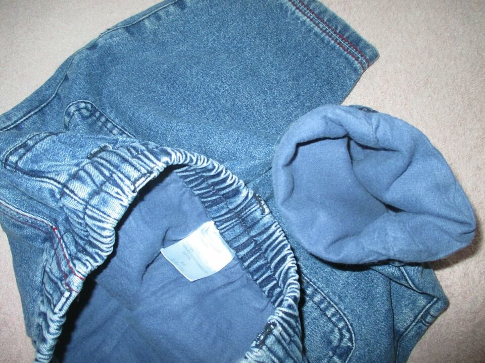 NEU * Niedlich * Baby * BOY * Jungs oder auch GIRL * Mädchen * Unisex * Winter * Jeans- Hose * Gr. 74- 80 * blau *