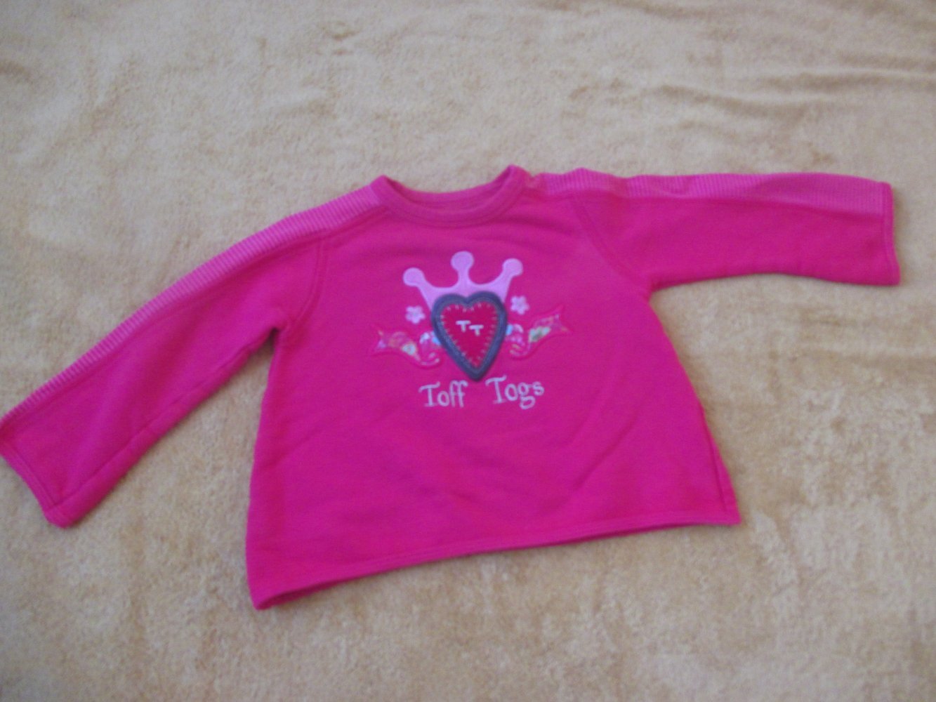 NEU * Stylisch * GIRL * Mädchen * Krone- Applikations * Stickerei * A-Linie * Sweater * Shirt 
