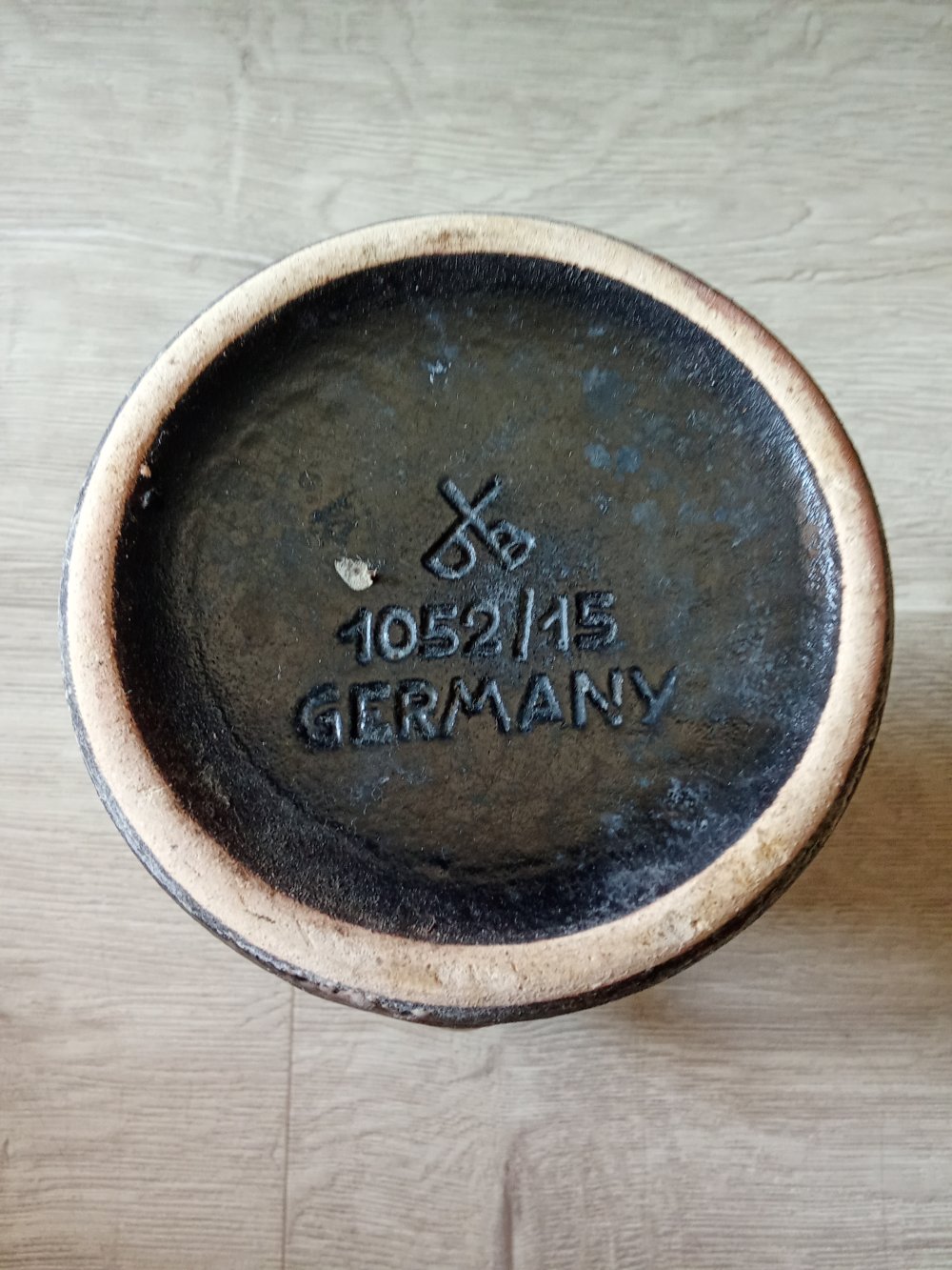 Vase rot braun Fat Lava Vintage 70's 