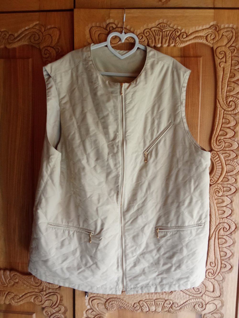 Weste beige