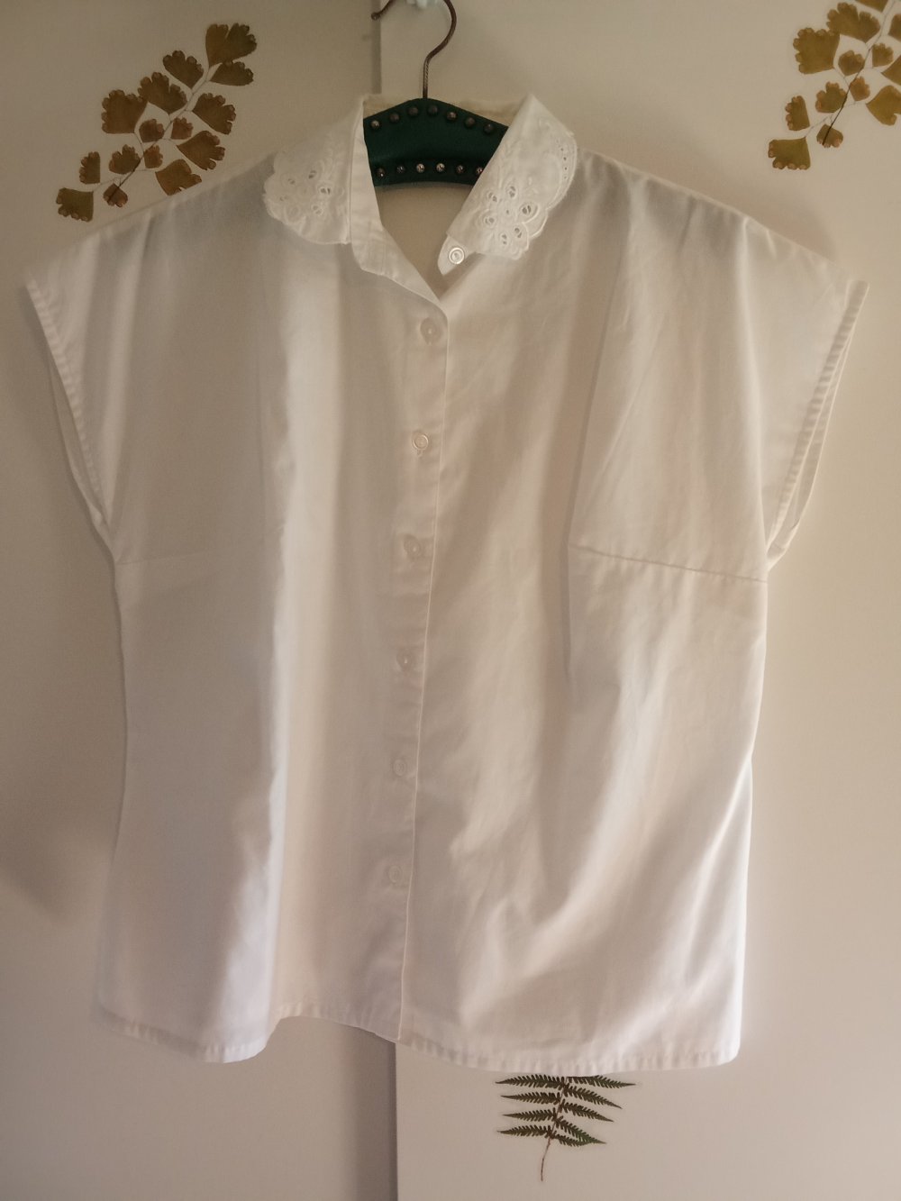 Bluse weiß Vintage 80's 