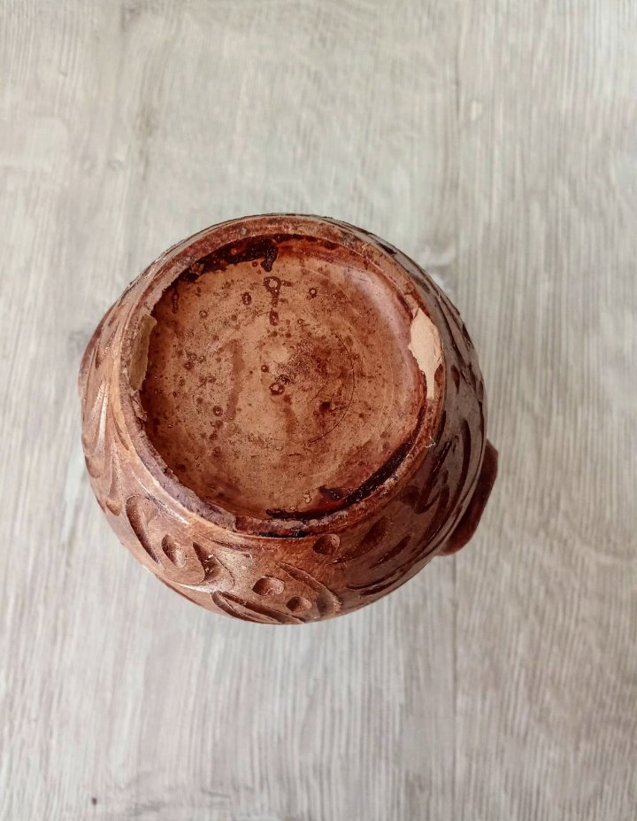 Vase braun Vintage 70's