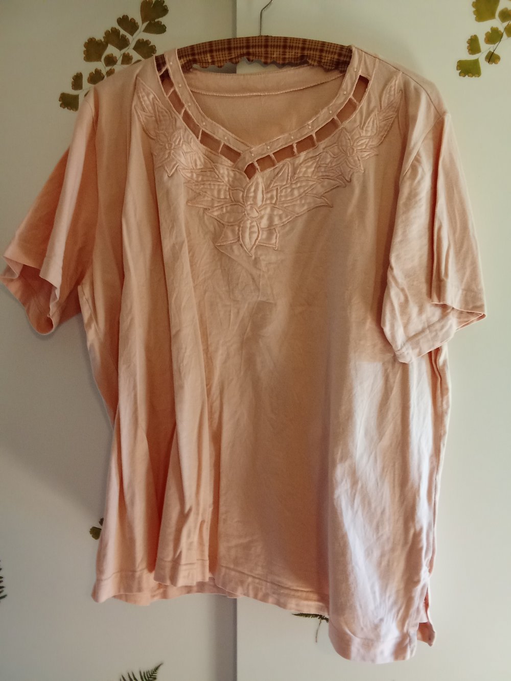T-Shirt apricot Vintage 80's