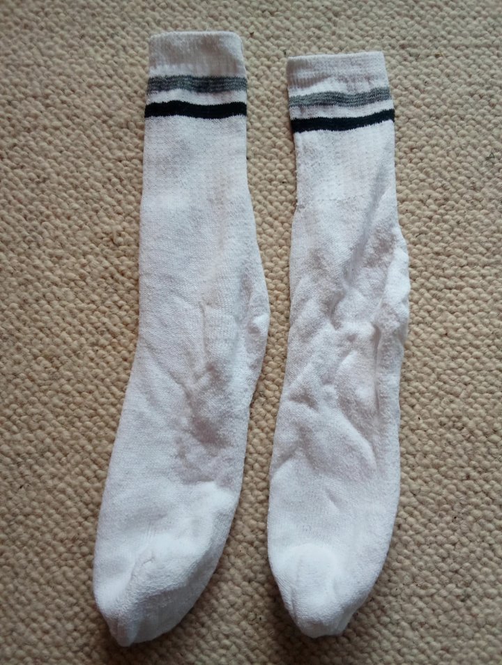 Tennissocken grau schwarz 