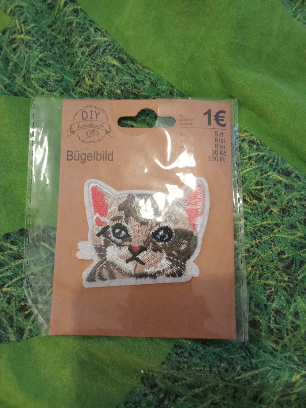 Aufnäher Applikation Katze neu OVP