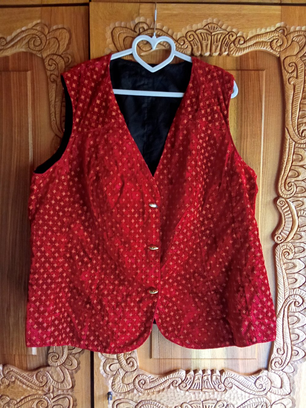 Weste rot DIY