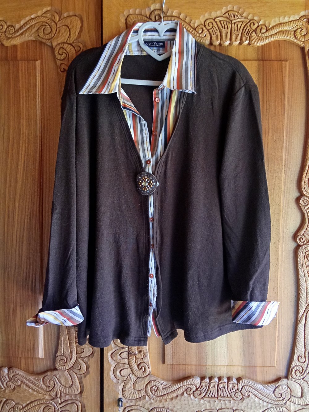 Bluse braun 