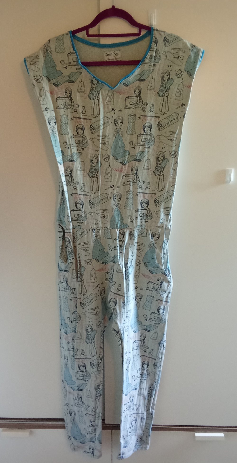 Jumpsuit grau DIY