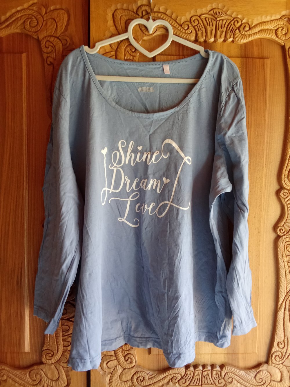 Longsleeve hellblau 
