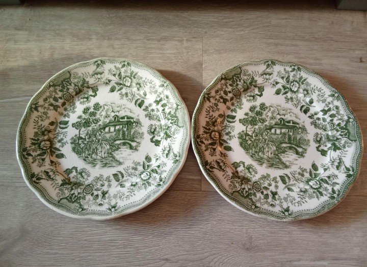 Kuchenteller grün Vintage 90's 