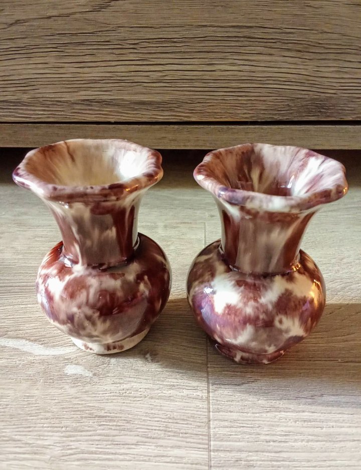 Vasen braun Vintage 50's
