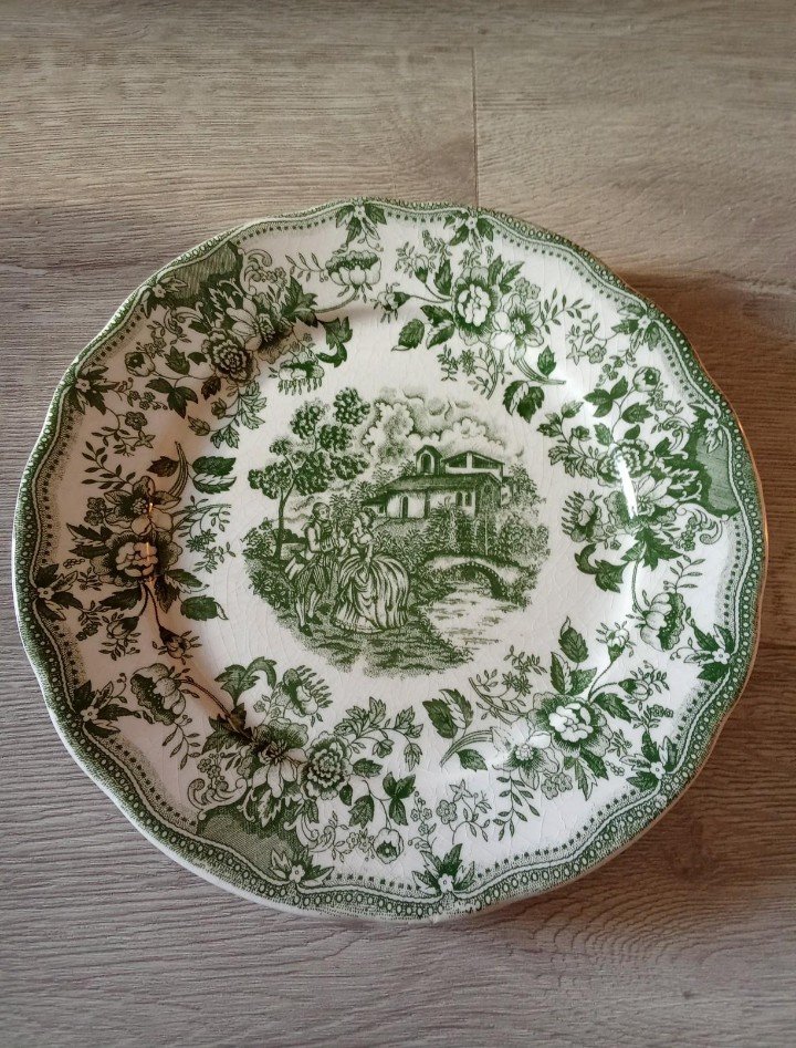 Kuchenteller grün Vintage 90's 