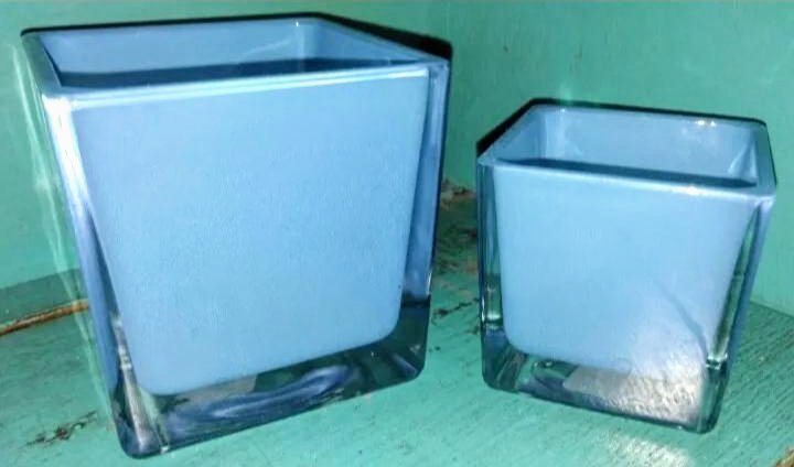 Übertöpfe Set blau