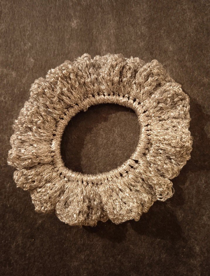 Scrunchie silber