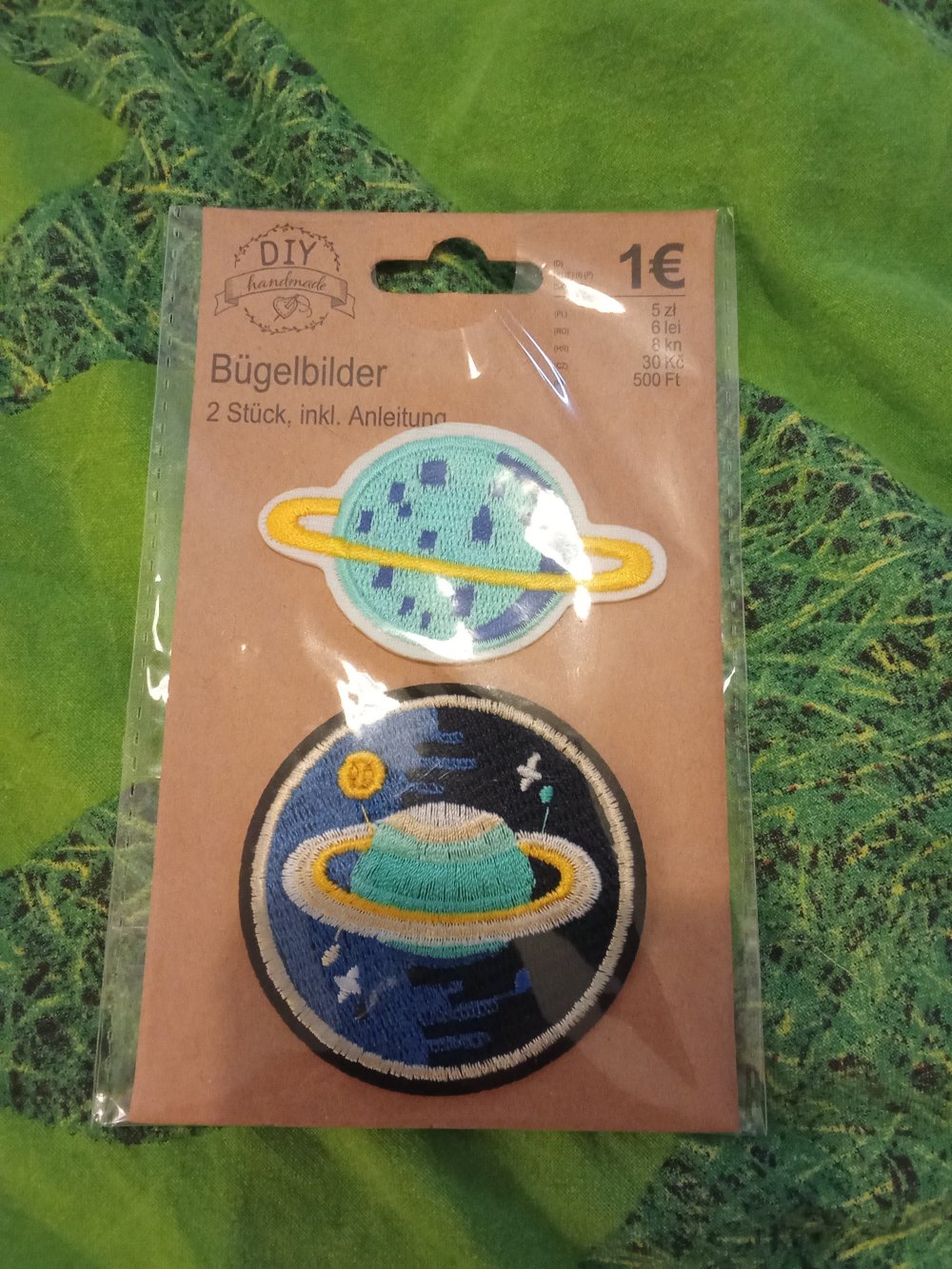 Aufnäher Applikationen Planeten neu OVP 