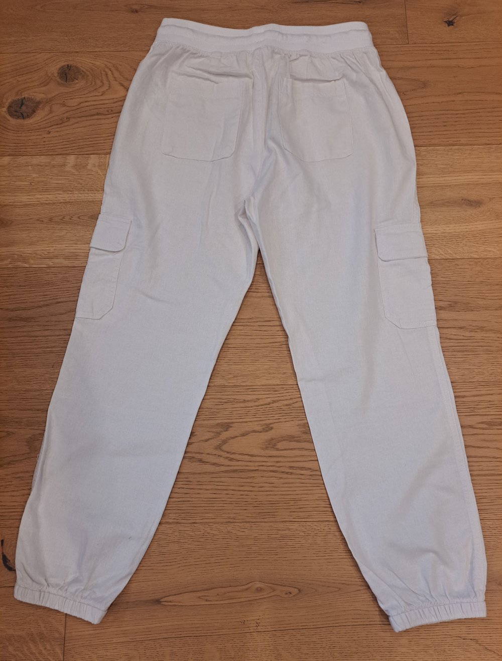 Gap Leinenhose Stoffhose Cargo Hose Jogger Pluderhose