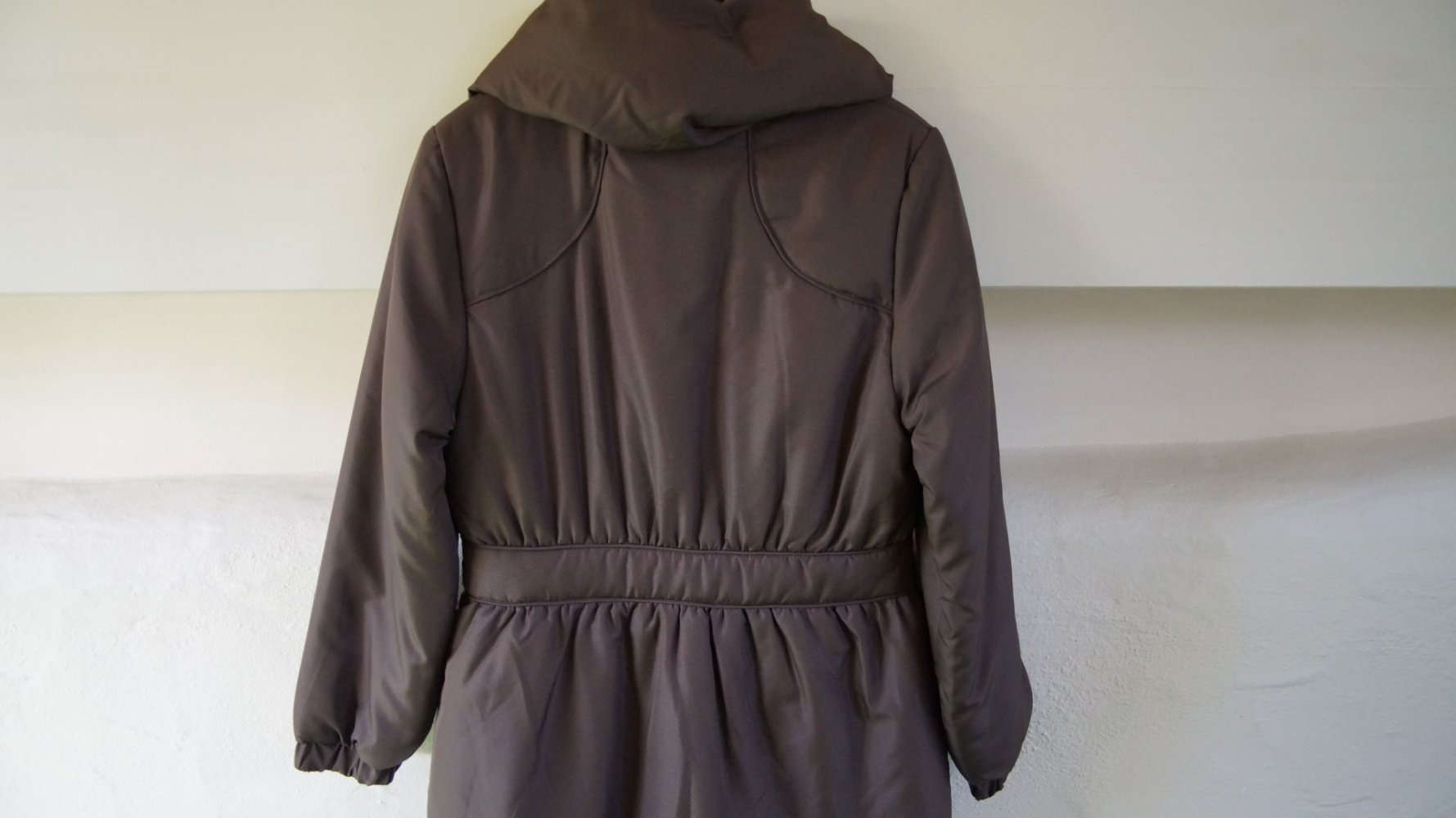 #Winterjacke, Gr. 36, #wattiert, #Mode Mix, #dunkelbraun, #leicht und warm 