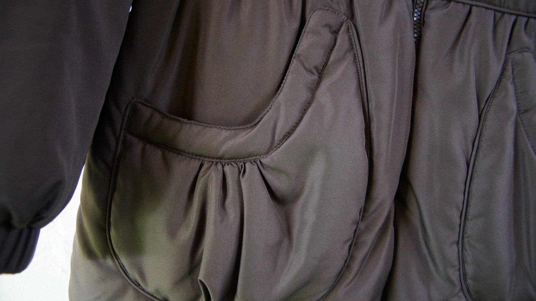 #Winterjacke, Gr. 36, #wattiert, #Mode Mix, #dunkelbraun, #leicht und warm 