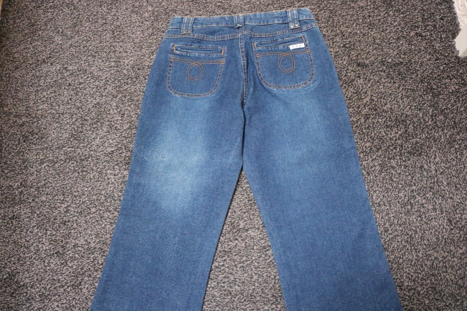 #Jeans, Gr. 38, #dunkelblau, #L.O.X., #hochwertig, #High Waist - wie neu
