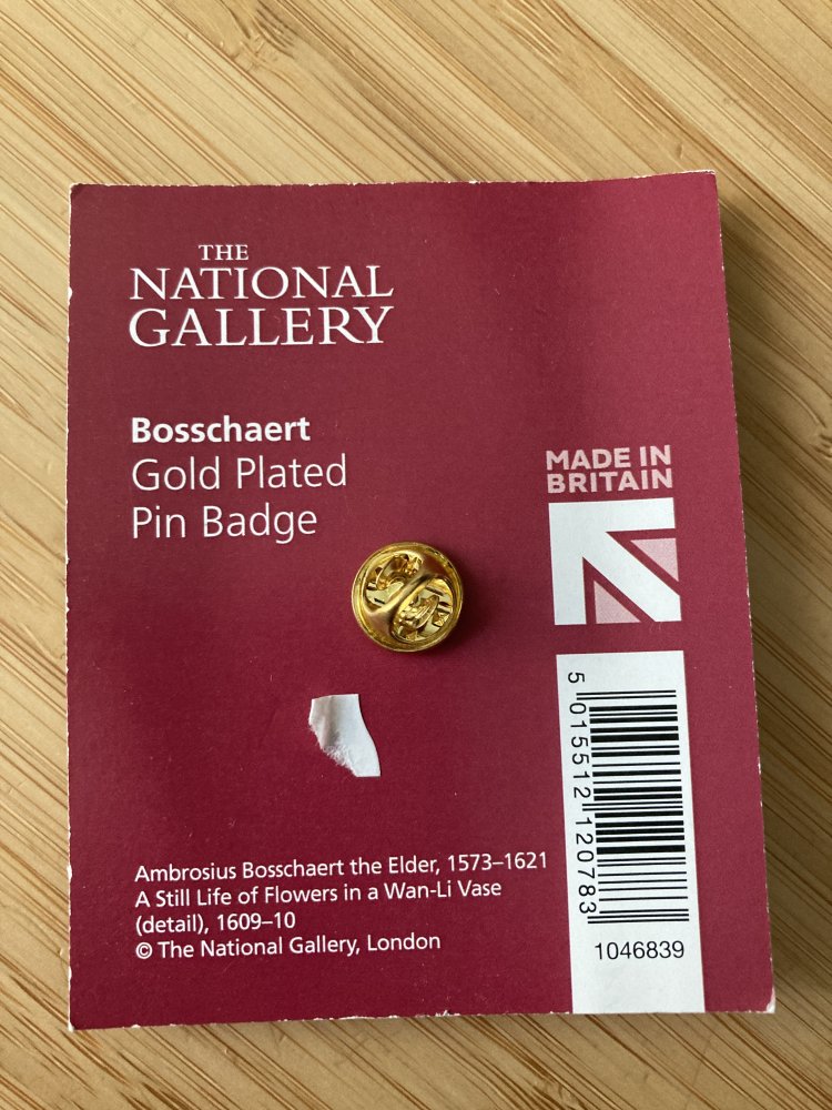 Gold Plated Pin Badge kleine Hummel / Bumblebee