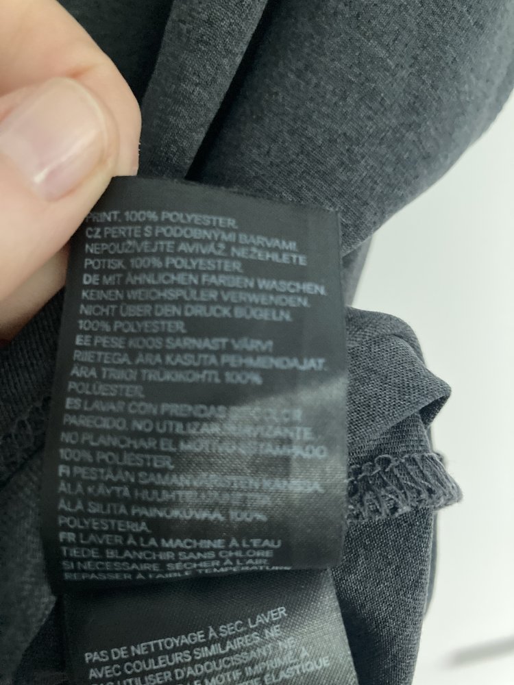 Gr. XL dunkelgraues Sportshirt von H&M