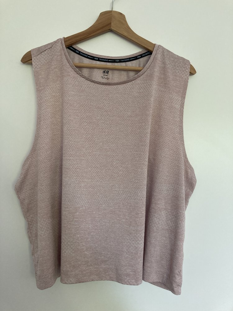 Gr. 44/ XL rosa Sportoberteil von H&M