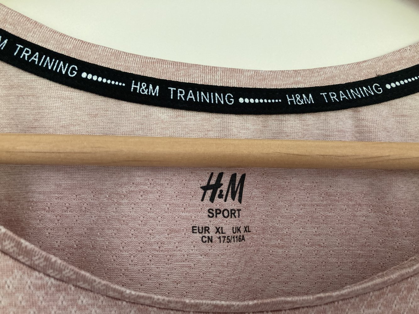 Gr. 44/ XL rosa Sportoberteil von H&M