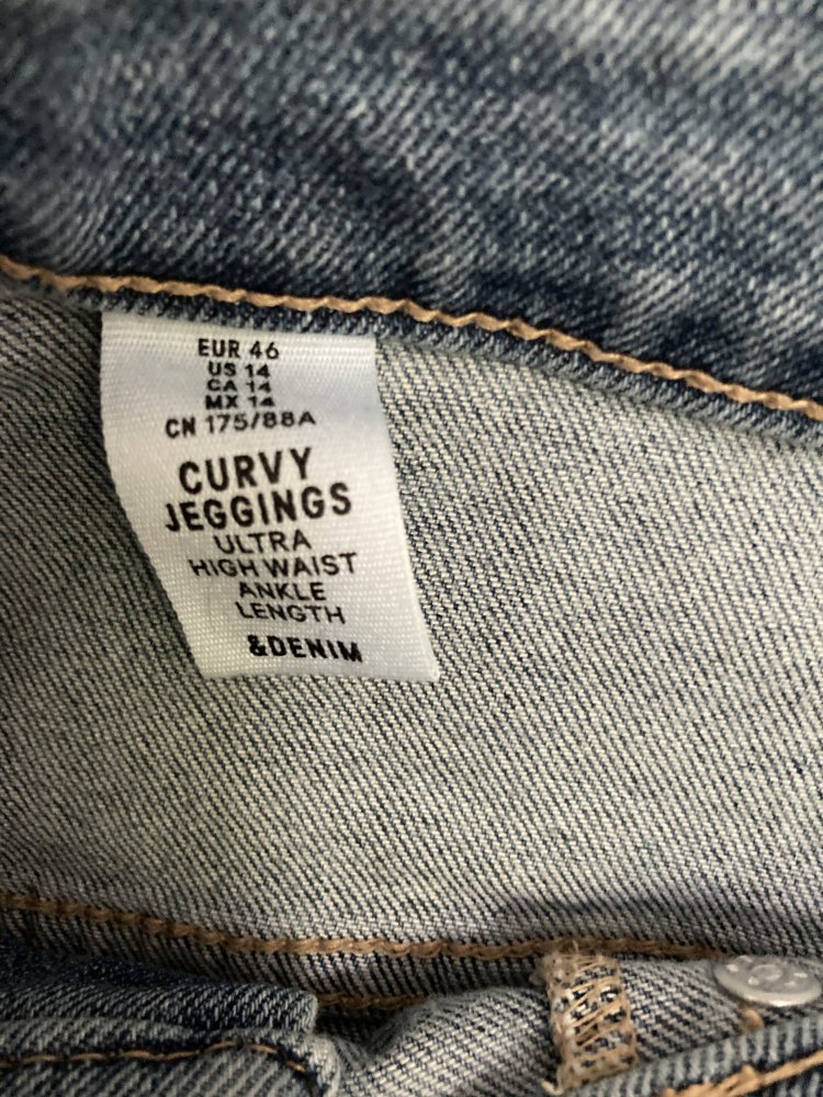 Gr. 46 Curvy Jeggins von H&M / Jeans