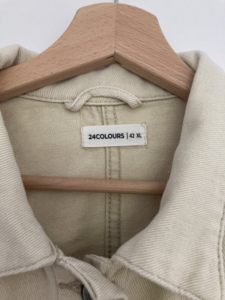 Gr. 42/ XL hellgelbe oversize Jacke von 24 Colours