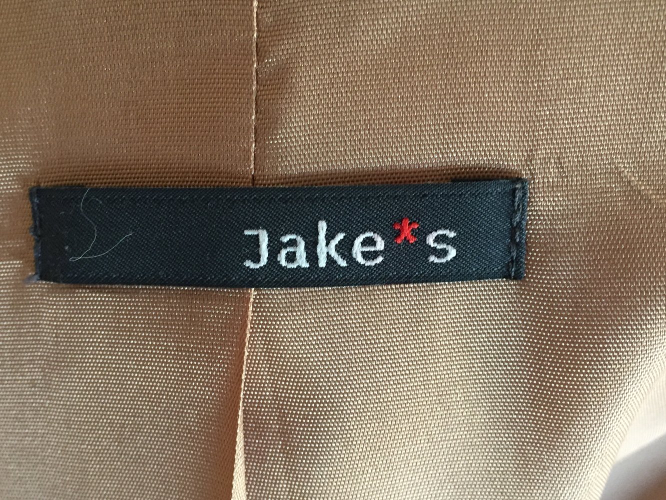 Jake*s 4 Knopf Blazer Jacke Gr.40 Schurwolle gefüttert Creme Farben