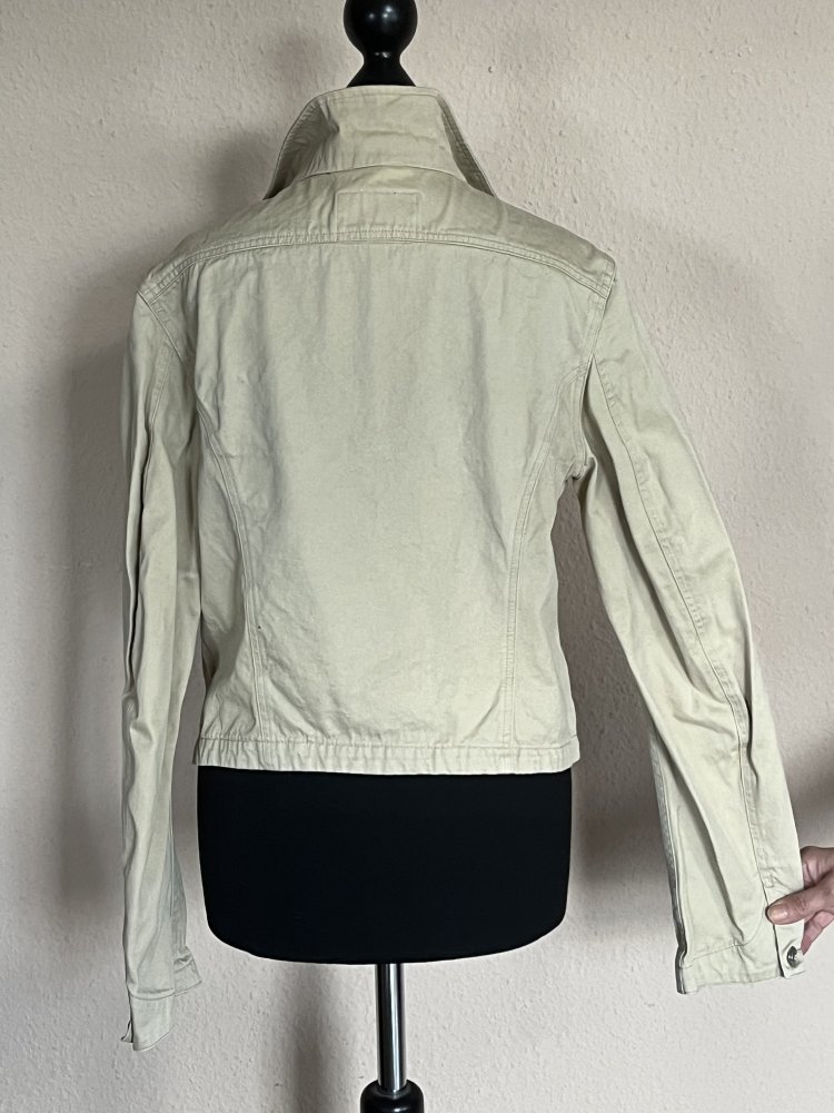 GAP Übergangsjacke heller Jeans Stoff Gr.38 Beige