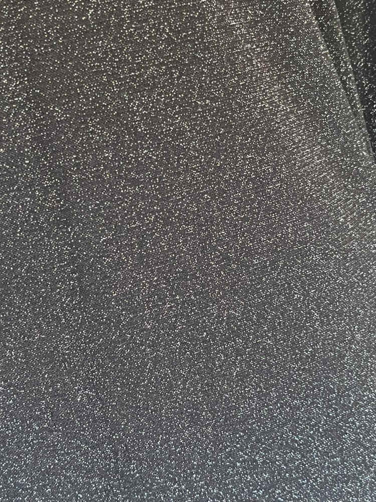 Esprit Lycra Rollkragen Pullover Gr.XS schwarz gold Glitzer